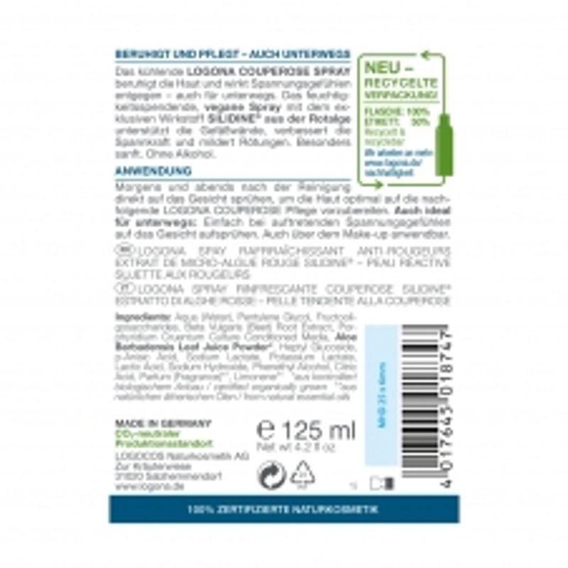 Logona Cooling Couperose Spray 125ml