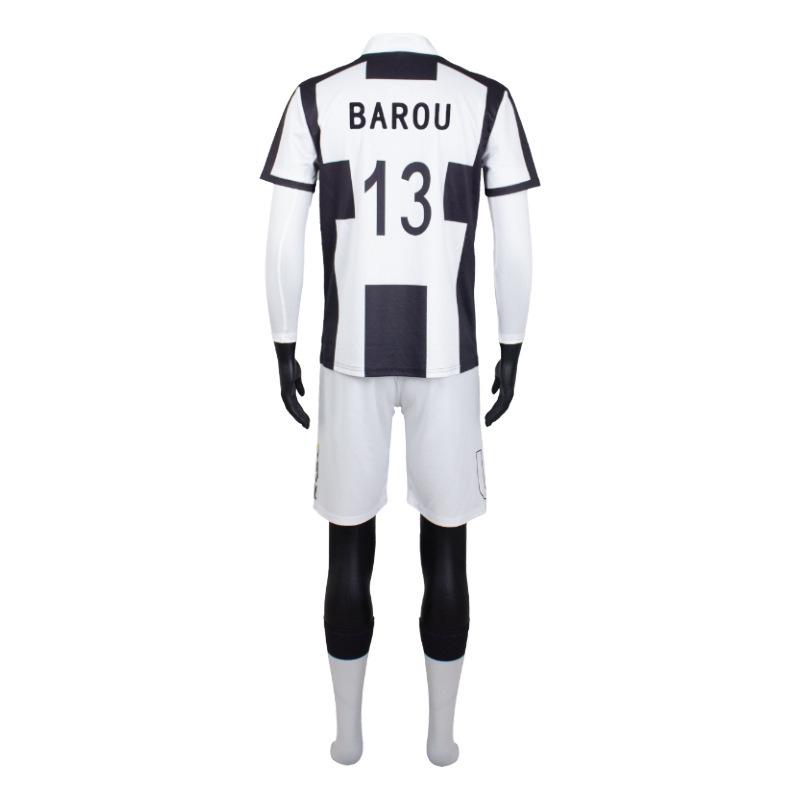 Blue Lock Shoei Baro No. 13 Schwarz-Weiß Fußball Cosplay Kostüm