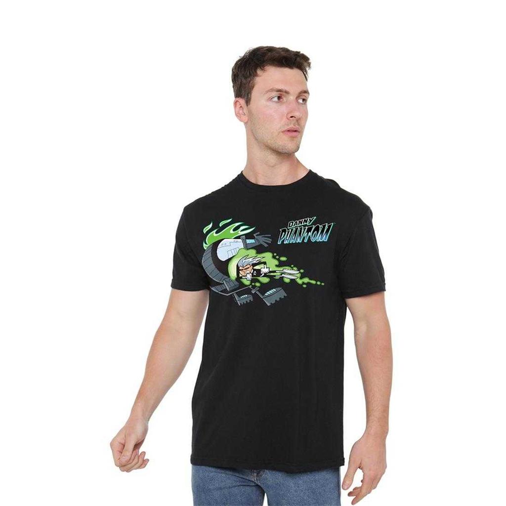 Danny Phantom Unisex Adult Fights With Skulker T-Shirt