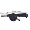 Durable Hand-cranked Air Blower Black BBQ Grill Fire Bellows Tools Barbecue Fan  Outdoor