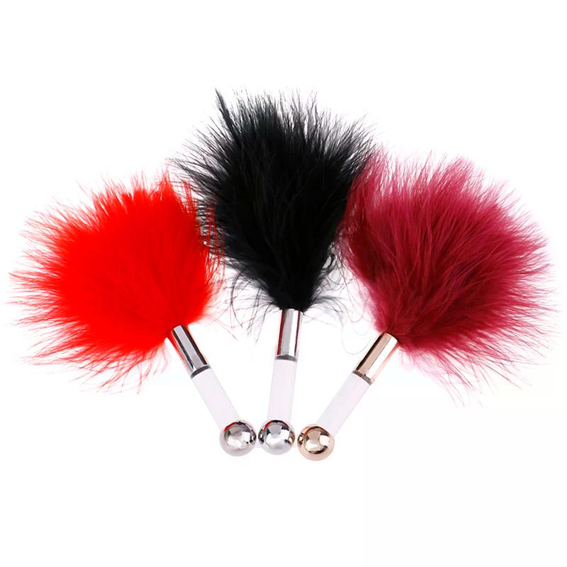 Beautiful taste flirting feathers colorful fancy Gift Tickler Flirt Toy Couple
