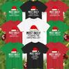 Funny Christmas “Most Likely To” Matching Family Group T-Shirt Holiday Party Top