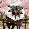 1 szt. Parasol z motywem ważki, automatycznie otwierany/zamykany, wiatroodporny, 8-żebrowy, wytrzymały czasza, trwałe żebra, modny design, akcesorium zewnętrzne, zabawny nadruk