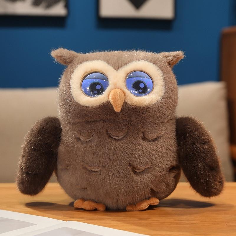 Gufo Parlante Intelligente Peluche Giocattolo Interattivo Educativo Compagno Vocale Per Bambini e Piccoli Ora della Nanna Apprendimento Regalo di Compleanno