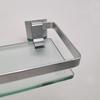 Space Aluminum Glass Shelf - Multi-size, Single or Double Layer Rectangular Bathroom Storage Shelf.