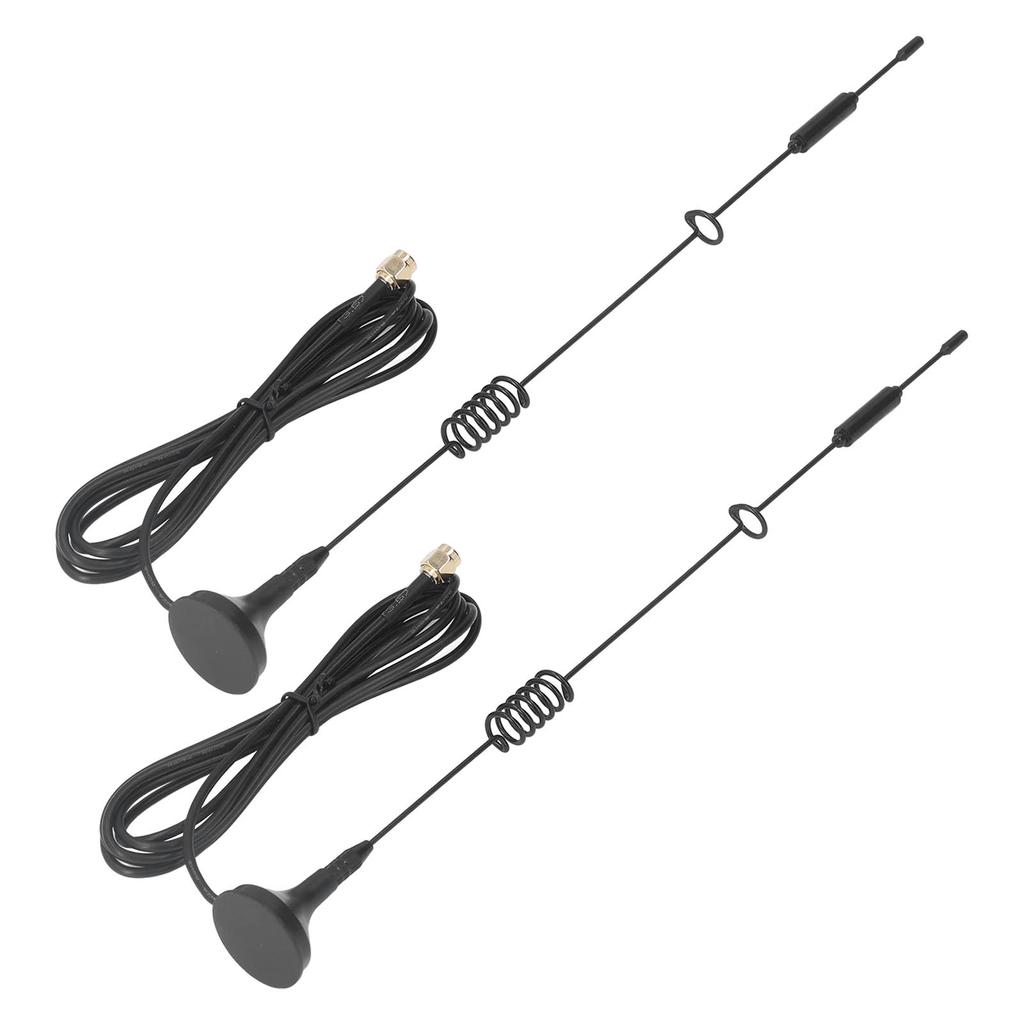 2Pcs Magnetic Antenna Copper LTE High Gain Omnidirectional Antennas for 4G Routers 12dbi