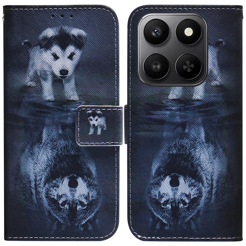 For Honor 400 Smart 5G/4G/X7d 4G Wallet Case Pattern Print Leather Phone Cover