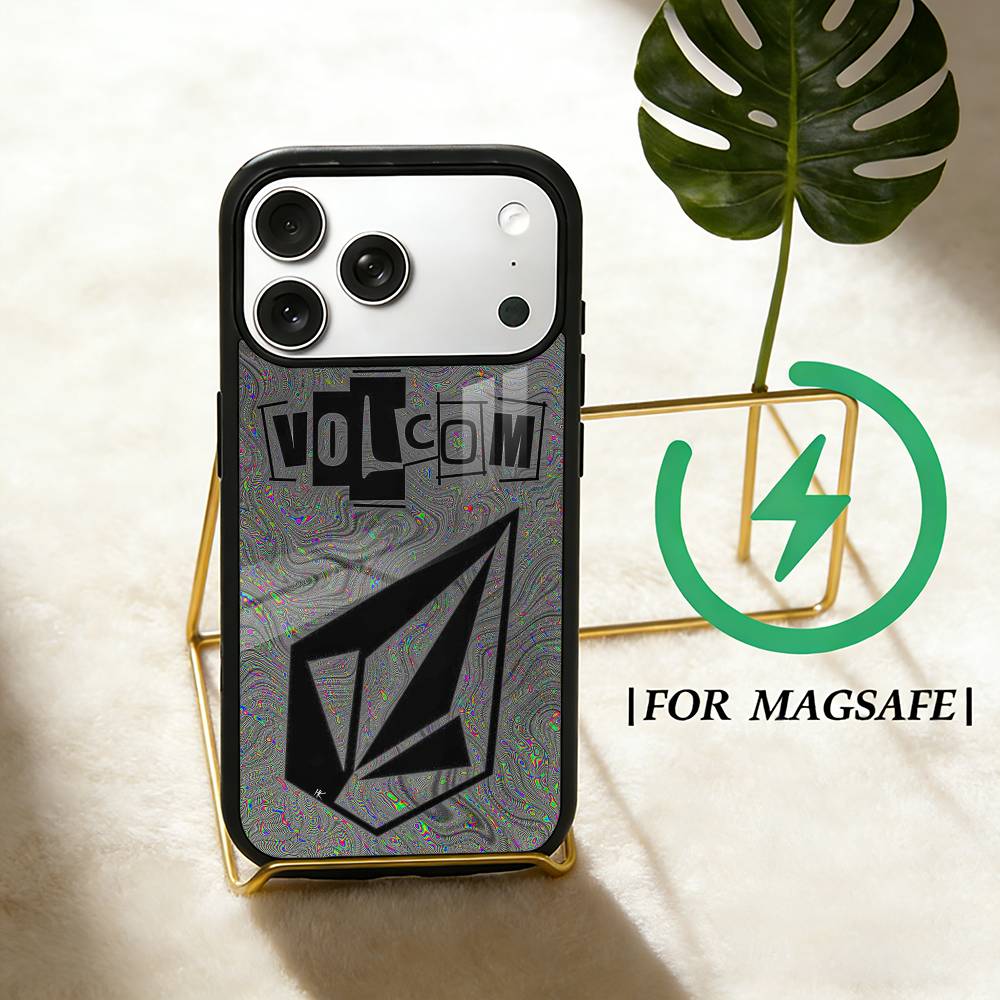 

Volcom sport style Phone Case For iPhone 17,16,15,14,13,12,Plus,Pro,Max for Magsafe Magnetic Wireless Charging iPhone11PROMAX