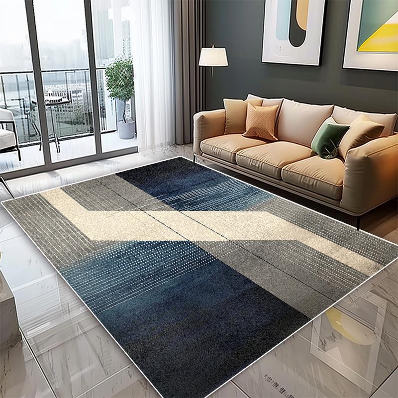 Modern Geometric Style Large Carpet Nordic Living Room Decor Home Bedroom Area Rugs Lounge Study Washable Non-slip Floor Mats