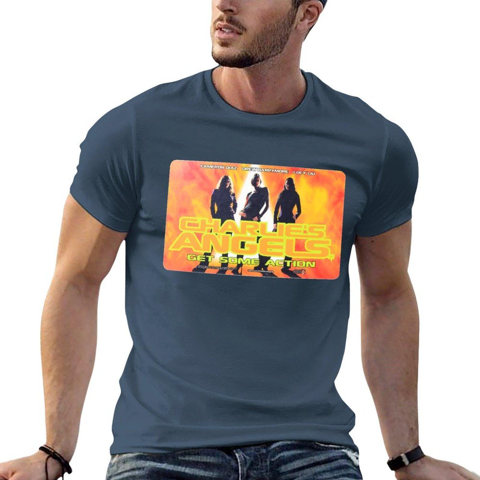 Charlies Angels (2000) 2 Handbill Art Capturing The Essence Of A Timeless Film Tshirt Unisex T Shirt Cotton 100 Tshirt S