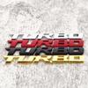 Araba Sticker Turboşarjlı Turbo Metal Alaşım 3D Rozet Araba Modifikasyon Aksesuarları Arka İşaretli Yan İşaretleme Dekoratif Araba-Sticker