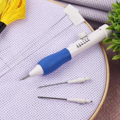 7 Stück- Kreuzstich Sticknadelset Stickwerkzeug Stickerei Blume Poke Nadel Kombinationsset