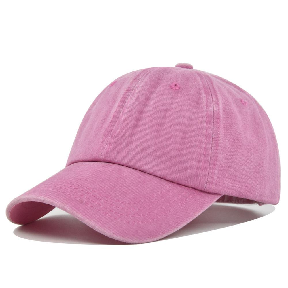 Solid color baseball cap for all seasons, suitable for both men and women, suitable for daily leisure and versatile outdoor spor