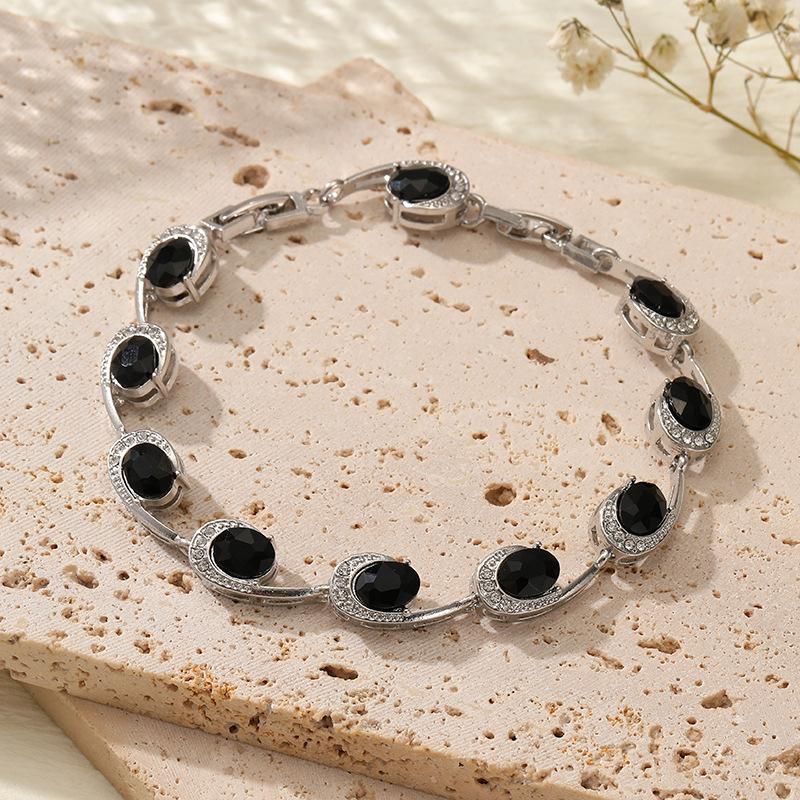 

Циркон 6-символьная ниша ювелирных изделий высокого класса женский роскошный многоцветный женский браслет