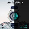 Digital Large Sports Stylish and Simple LED Outdoor Instruction Manual Included Men's Watch, Multifunctional, Screen, Waterproof, Watch, Design,