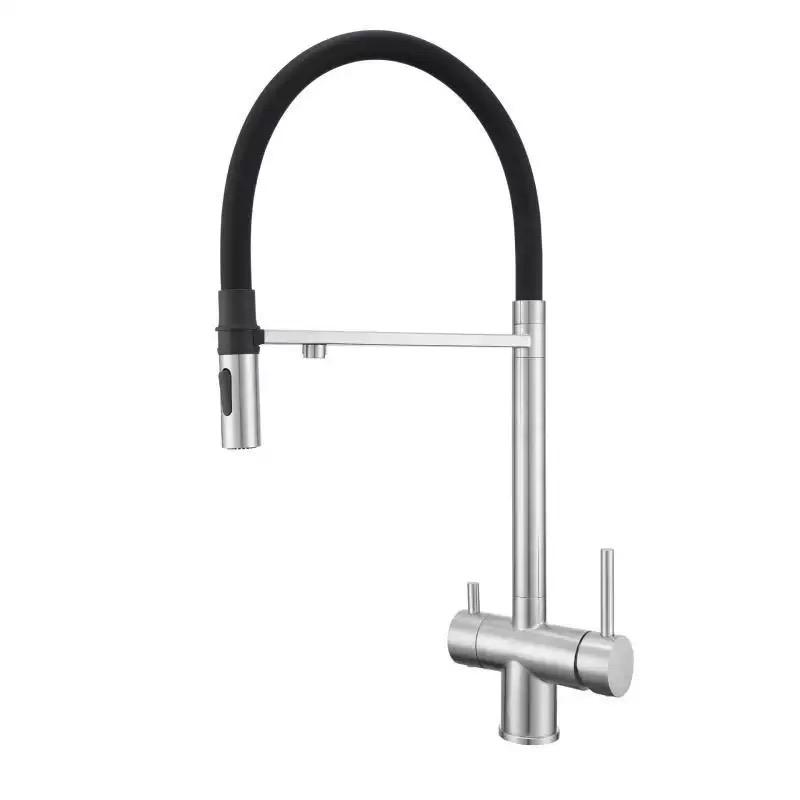 Kitchen Faucet 304 Stainless Steel Hot and Cold Water Kitchen Faucet