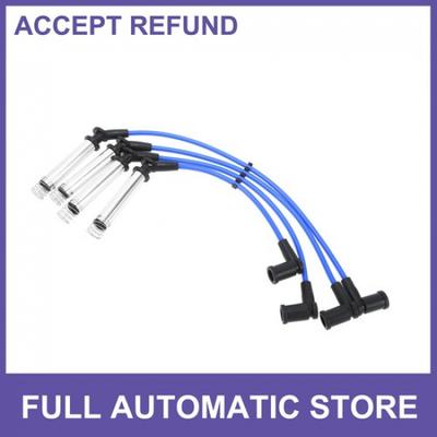 4Pcs Spark Plug Wire Ignition Coil Cable No.1214216 for Ford Fiesta V 2001-2008