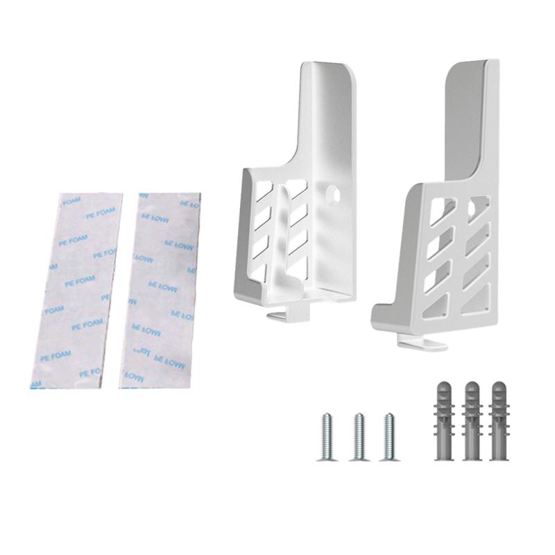 Wall Mount Bracket Dual Card Slot Mobile Phone Holder Left Right Angle Adjustable Back For Tablet Pc