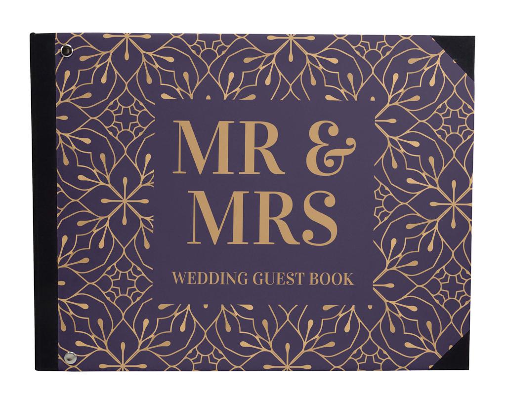 Darling Souvenir Black Blur Light Printed Hardbound Cover Personalized Guestbook For Retirement Party Guest Sign In-9 x 12