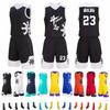 Mens Basketball Jersey Set Student Team Uniform Adult Kids Training Sleeveless Custom Print