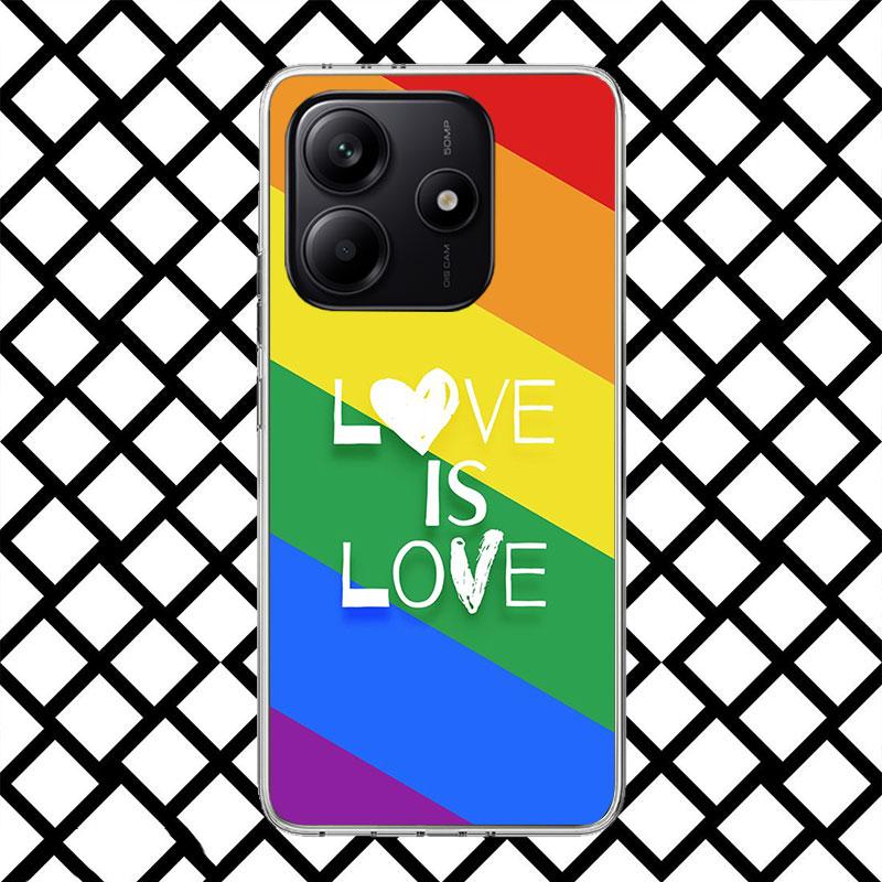 

LGBT Rainbow Gay Lesbian Phone Case for Xiaomi Redmi Note 15 14 14S 13 12 12S 11 Pro Plus 11E 11T 11S 10S 5G Soft Cover Fundas R Redmi Note 13 Pro 4G