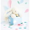 Peluche lapin bonbon bleu 25cm - doudou et compagnie