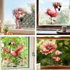 Cute Animal Window Cling Removable Cartoon Squirrel Raccoon Frog Panda Fox Glass Decals for Home Classroom Office Kids' Room Decor