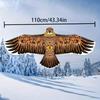1.1m Eagle Kite Large Eagle Flying Bird Kites Children Gift Family Trips Garden Outdoor Sports DIY Toy