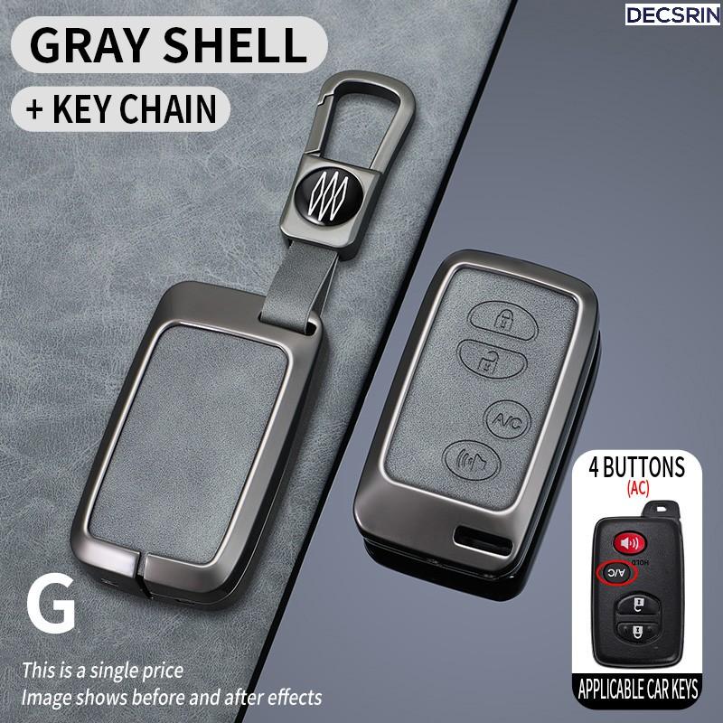 2/3/4 Buttons Car Key Case Cover Shell Fob for Toyota Prius 30 Alpha Aqua Land Cruiser Auris for Lexus LC 200 Car Accessories