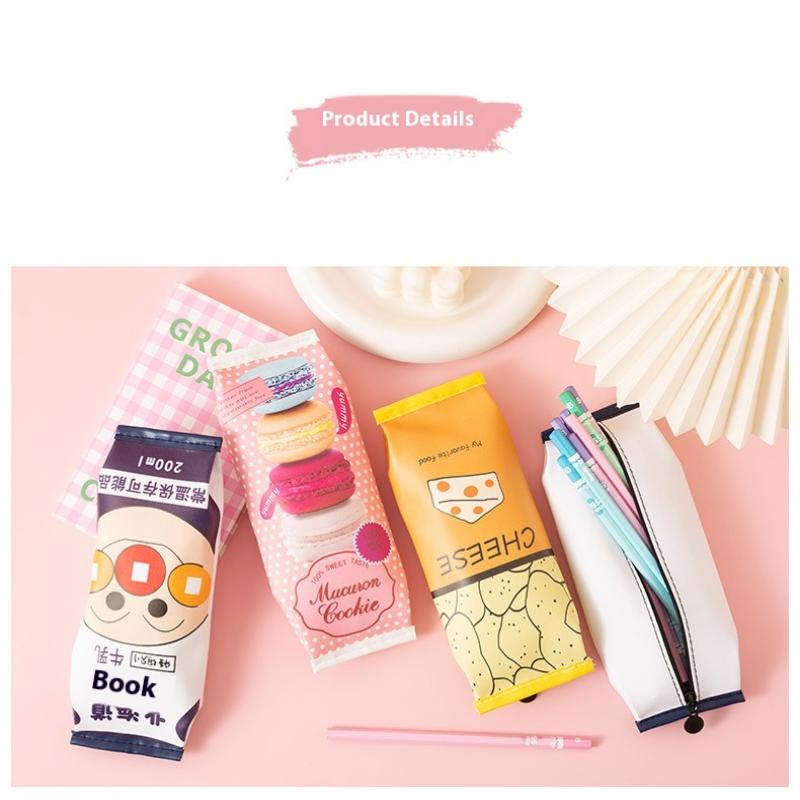 Creative Simulation Snack Pencil Case School Pencil Bag Cute Pen Case Boy Student Pen Bag Kid Stationery Bag Fun Storage Bag
