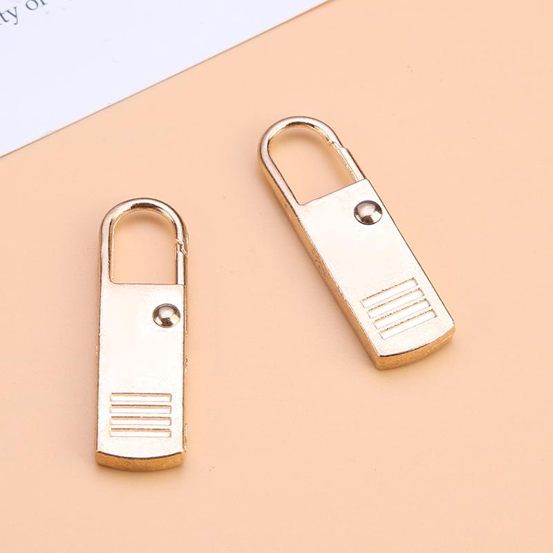 4pcs Removable Zip Puller, Jeans Backpack Jacket Clothes Shoes Boots Replacement Zip Accessories, Sewing Tools