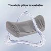 Cooling Neck Pillow Hollow Neck Support Pillow Cervical Spine Repair Physiotherapy Pillow Breathable Sleeping Pillow for Summer Camping Travel