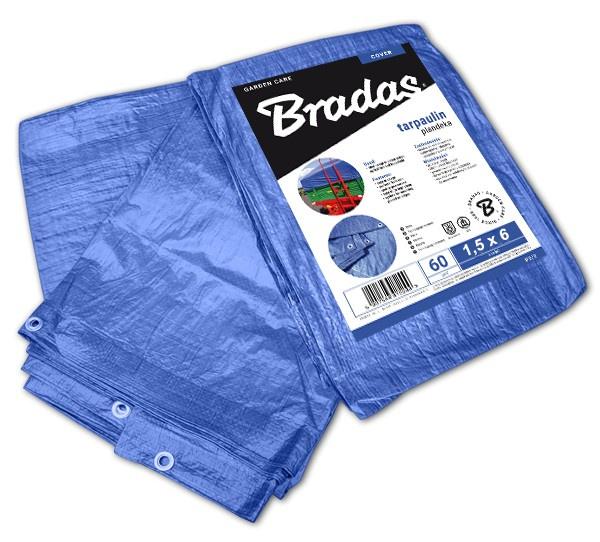 Reinforced Tarpaulin Cover Blue 1.5 X 6 60G/M2 Protective Thick