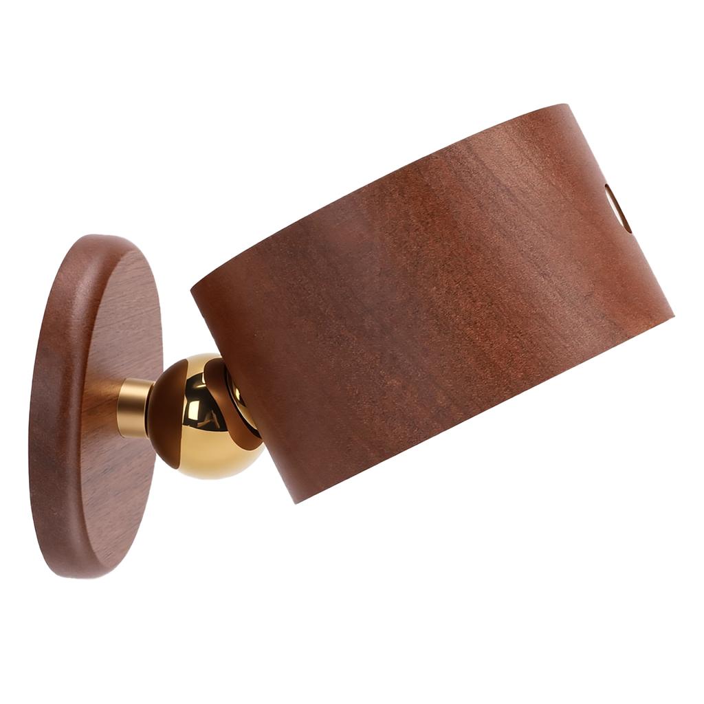 Wall Light LED Solid Wood Rechargeable Magnetic Eye Caring Dimmable Wall Touch Control Lamp for Night Feeding
