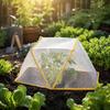 Foldable Garden Plant Cover Seedling Greenhouse Protective Frame Nursery Cold Protection Cover 80x34x35cm