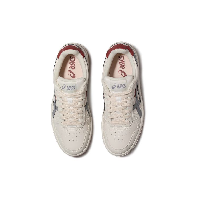 Asics Court Mz Synthetic Leather Low-Top Sneakers Unisex Sneakers Off-White Gray 1203A127-107