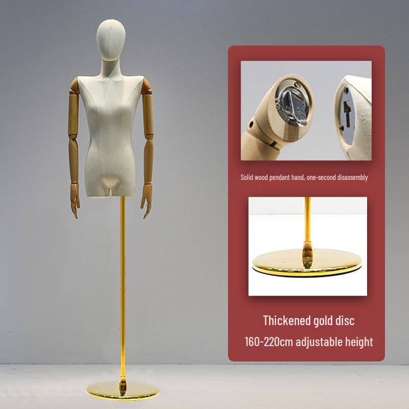 Korean Women's Clothing Store Mannequin: Pendant Arm Flat Shoulder Display Stand