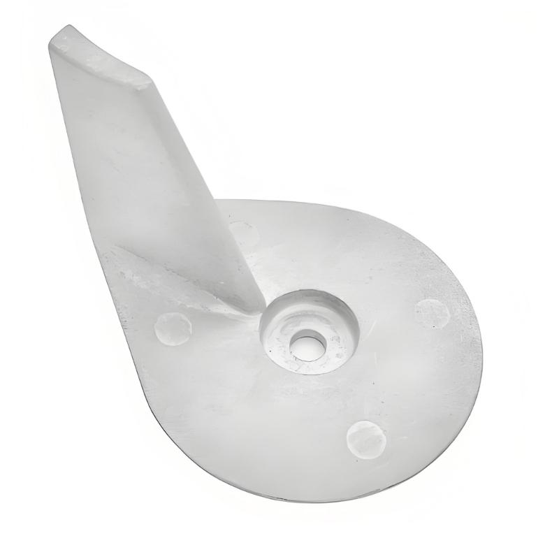 Zinc Alloy Outboard Motor Trim Tab Anodes For 30 50HP Engines With Corrosions Resistant Protections