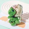 Yousheng Bag Keychain Handmade Cartoon Turtle Comfortable Touch Super Soft High Simulation Decorate Adorable Cute Plush Pendant Keychain Bag Accessory