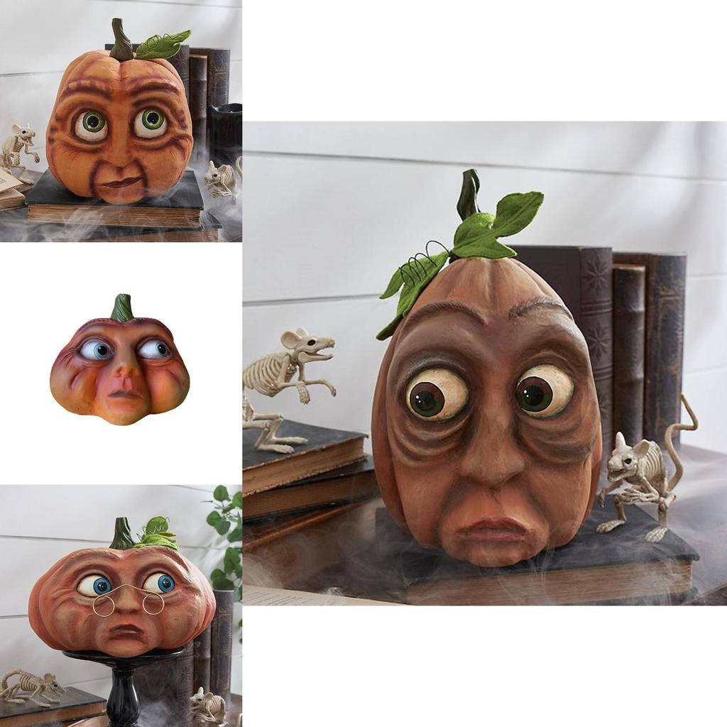 Colorful American Style Resin Pumpkin Lanterns For Festive Halloween Decoration