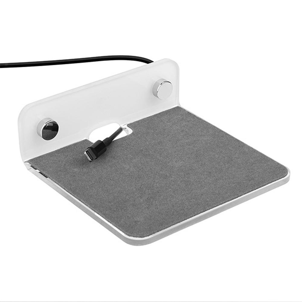 

Acrylic Speaker Mount Multifunctional Portable Wall Shelf Display Stand for Webcam Cell Phones Router for JBL GO3 Sound Box білий