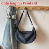 Nylon Plaid Shoulder Bag With Zipper Closure For Casual Daily Use
