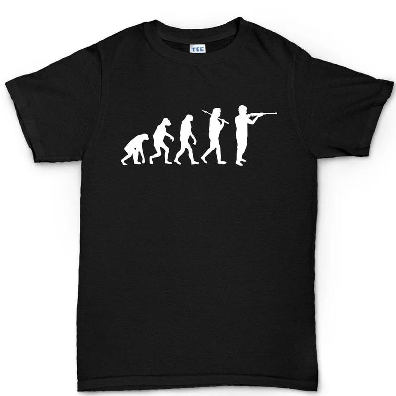 Evolution Black Cotton TShirt Casual Sporty Unisexs Fitness Muscle Style M