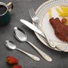 Mirror Finish Silver Gold Plated Stainless Steel Flatware Set Copper Silverware Set Rose Gold Spoon