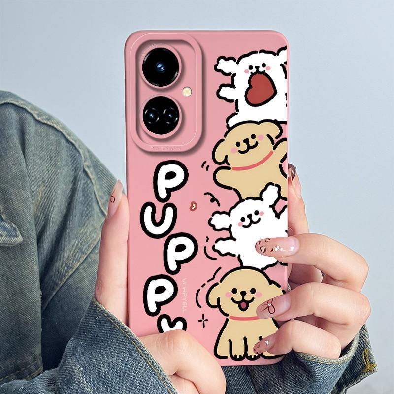 For Tecno Camon 19 CI6n / 19 Pro CI8 Phone Case Cover Silicone Sweet Painted Shell Cartoon Funda Printed Protective Casing Coque