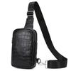 Fashion Cowhide Chest Bag Men's Casual Travel Genuine Leather Shoulder Bag Small Messenger Bag for Male Phone Coin Purses