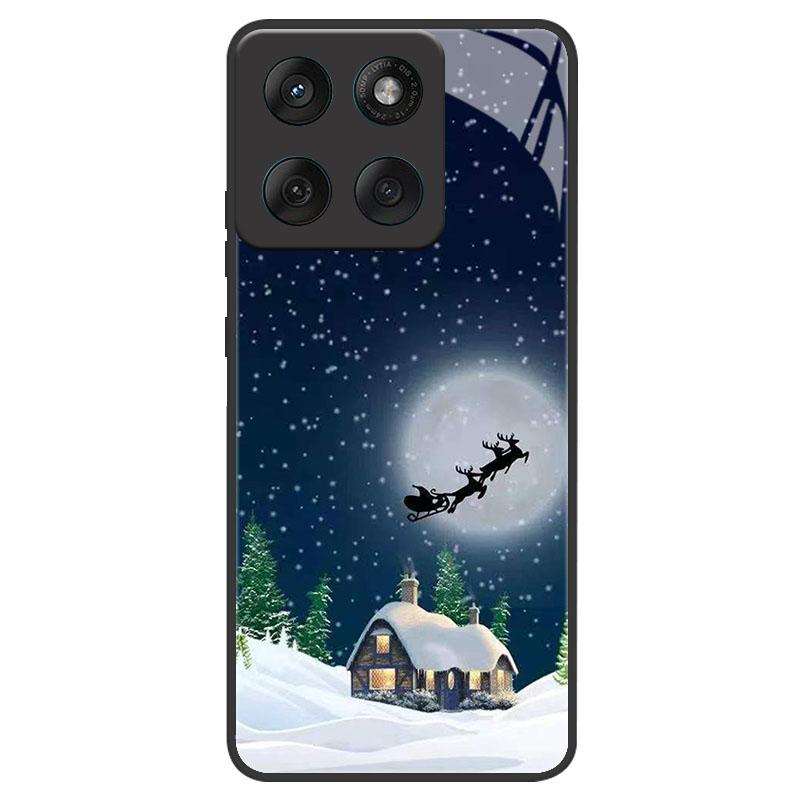 Christmas Phone Case For Motorola Moto Edge 60 60s 50 Pro Fusion Edge50 X50 Ultra Neo G05 G15 E15 Tempered Glass Protect Cover
