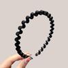 New Simple Black Head Hoop Bands Tooth Headband For Women Retro Hairbands Hair Hoop Headwear Ladies Korean Hair Accessories