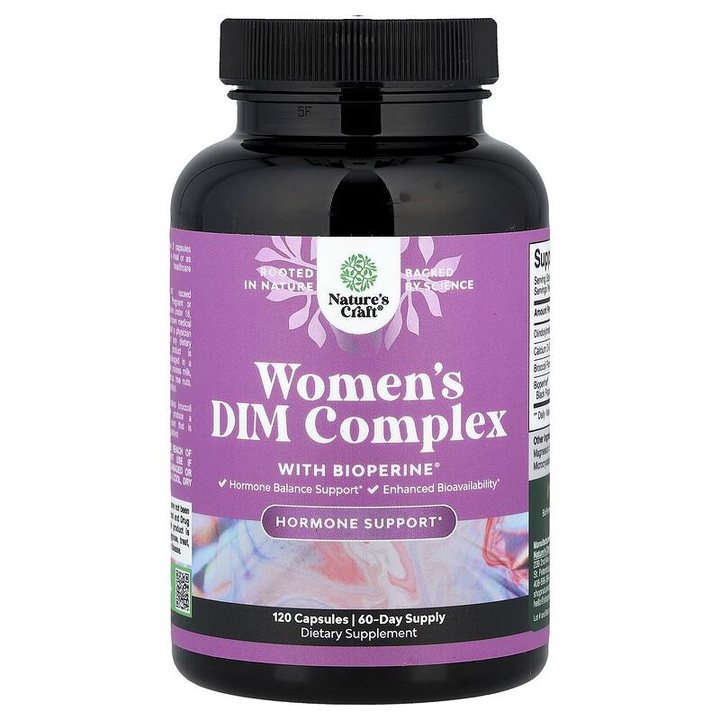 Complexe DIM pour femmes avec BioPerine®, 120 Gélules