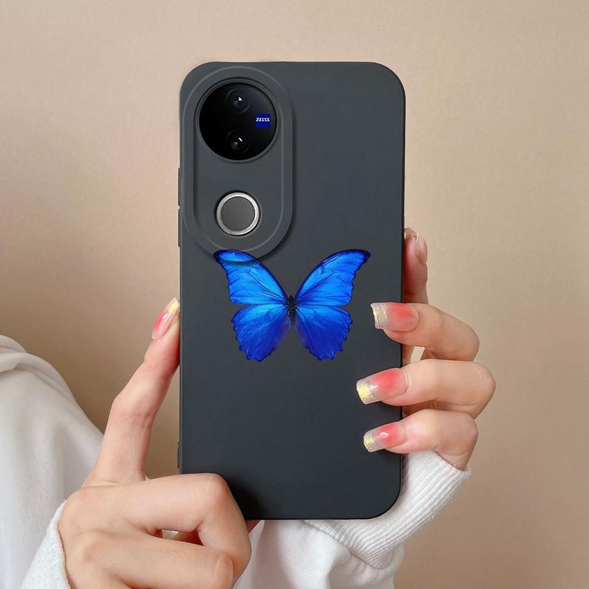 

Для Vivo V50 Y70 Y31 IQOO Z10X Y53S Y16 Y55 Y51 Чехол для телефона Красивый узор кактуса Жидкий силикон Защита от царапин экрана Для Vivo Чехол Vivo Y11 2019